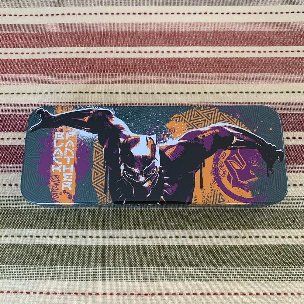 Black Panther Tin Pencil Box